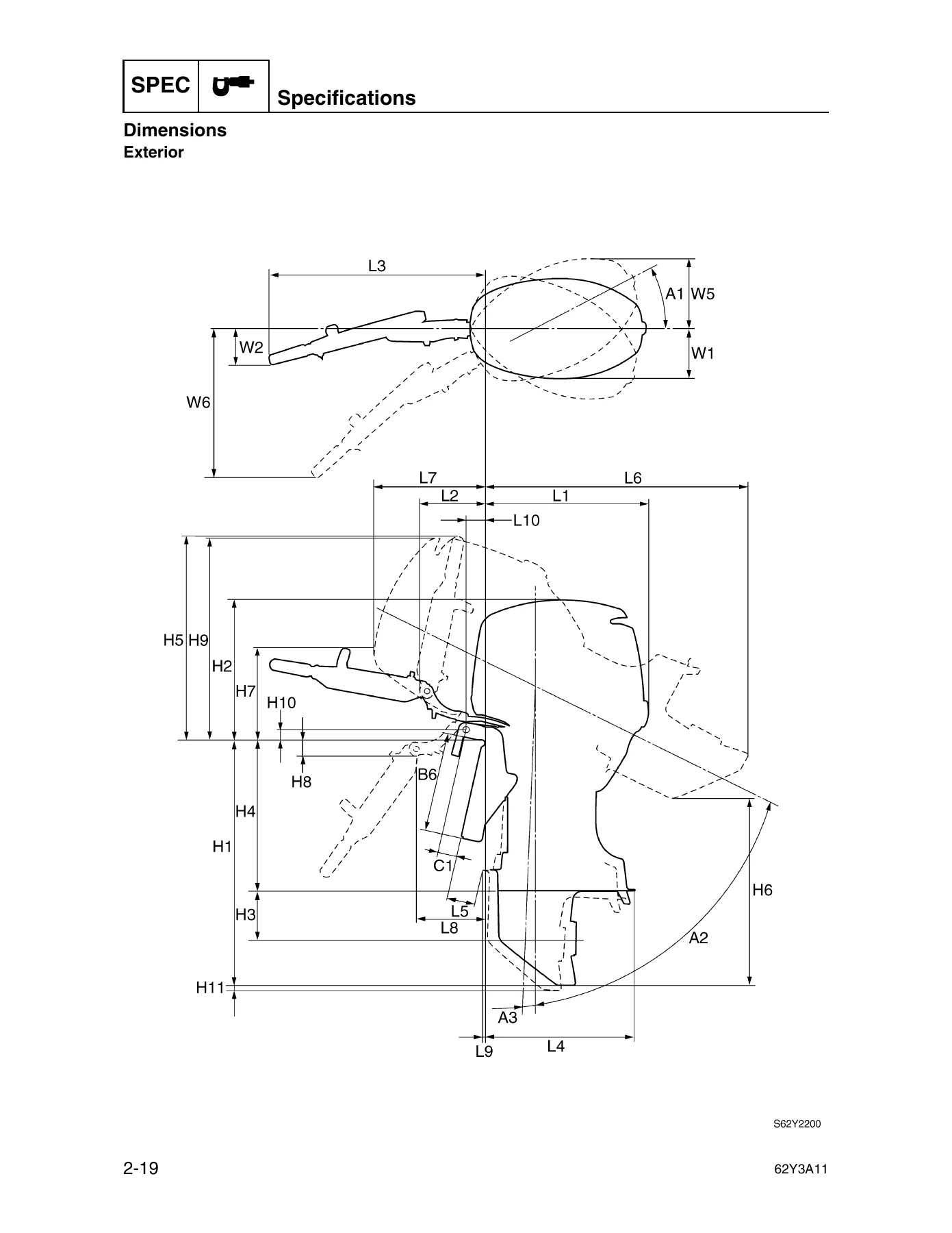 Yamaha F50A FT50B FT50C Outboard Service Manual 2000 - 62Y-28197-3A-11 PDF - Image 3