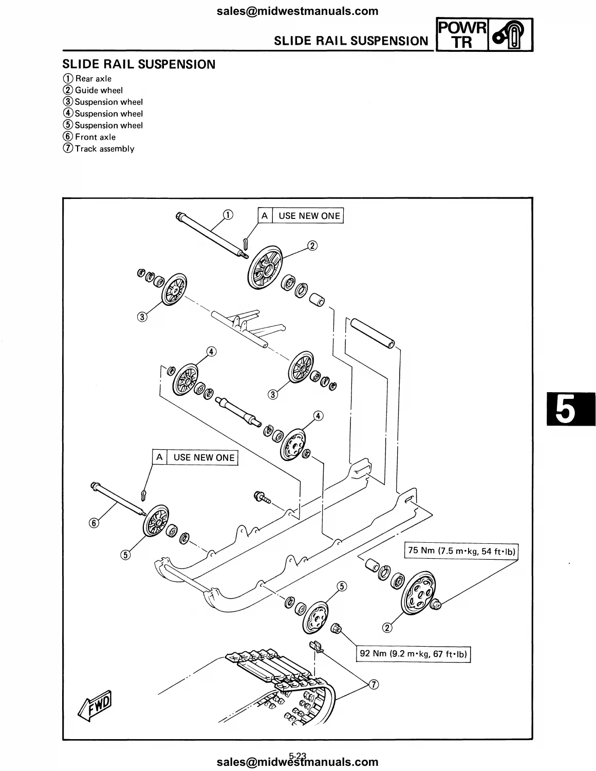 Yamaha Ovation CS340 CS340E Snowmobile Service Manual 1989-1999 - Image 3